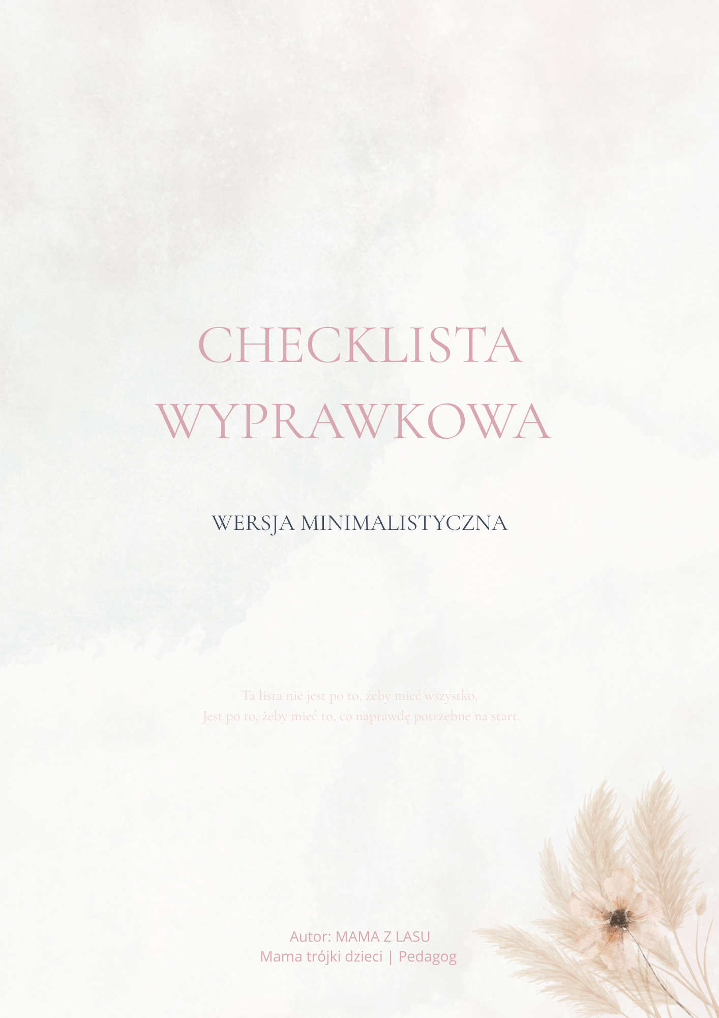 Checklista wyprawka