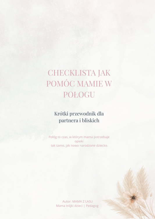 Checklista połóg - dla partnera
